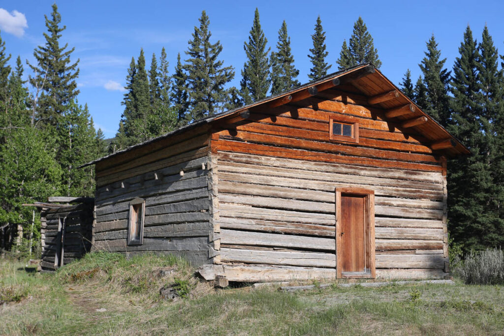 The Moberly Cabin was once home to an early settler and his family.