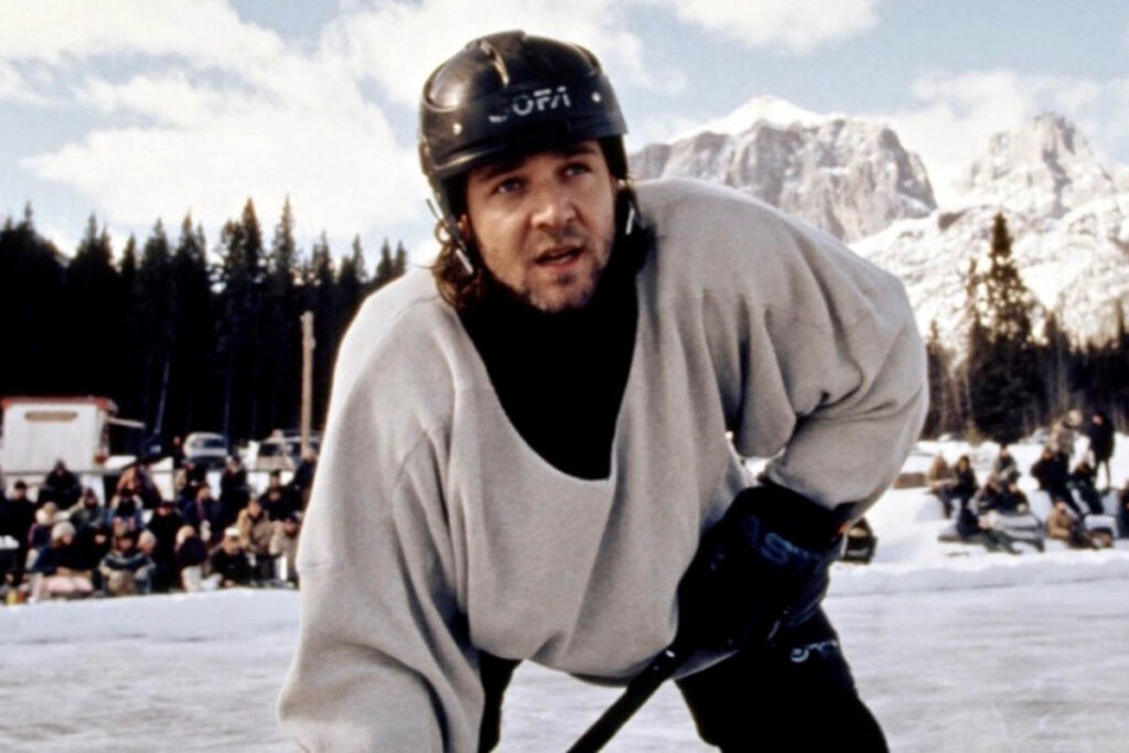 Russell Crowe starred in Mystery, Alaska, which was filmed beside Quarry Lake.