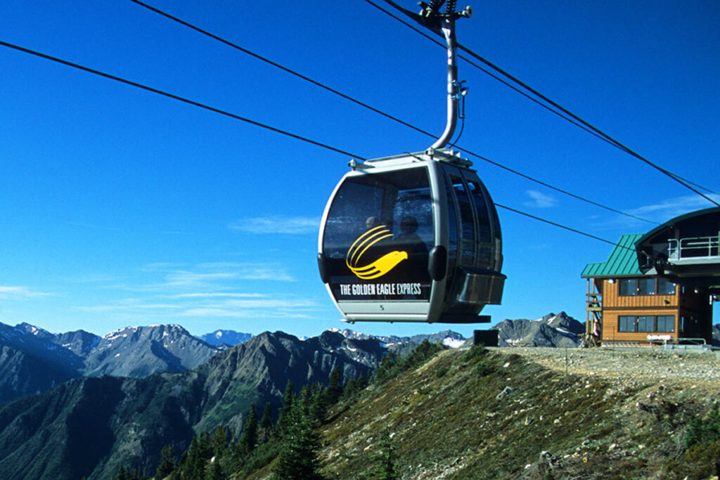 Eagle’s Eye Restaurant is only accessible by gondola.