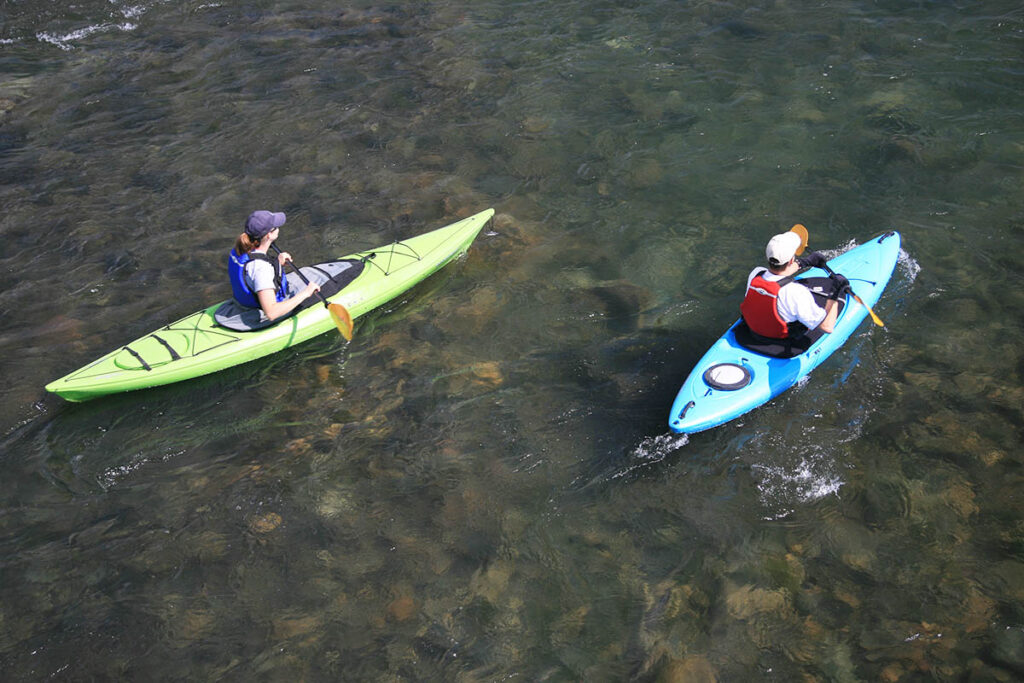 Belly River kayaking, Waterton Lakes National Park